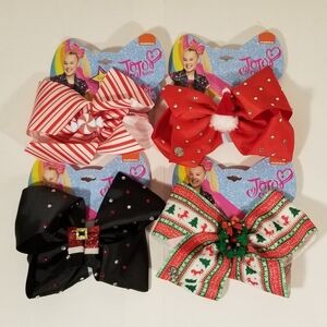 JoJo Siwa Christmas Hair Bow Set of 4 2019